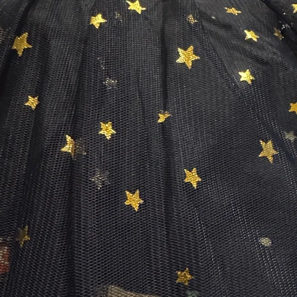 Mini Boden Starry Night Holiday Skirt - Picture 5 of 7